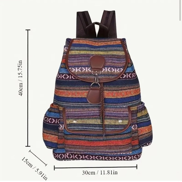 NEW:  Bohemian large backpack - Picture 3 of 11